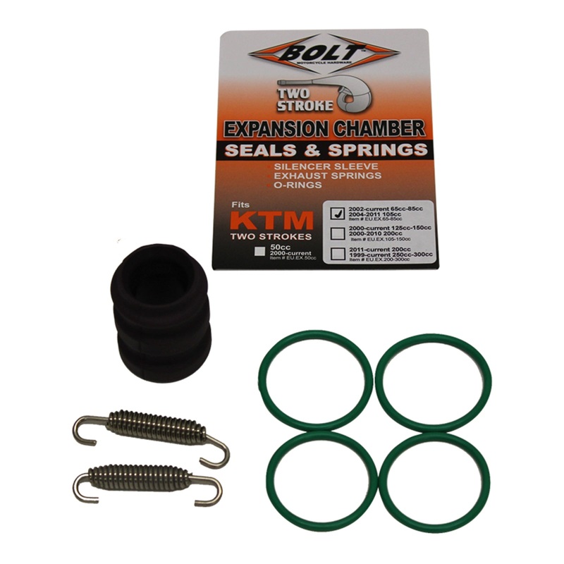 Bolt Exhaust O-Ring Pack KTM 65-85 ’02-Onwards