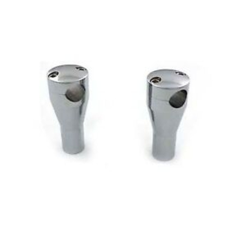 Chrome 4″ Aluminium Riser Set