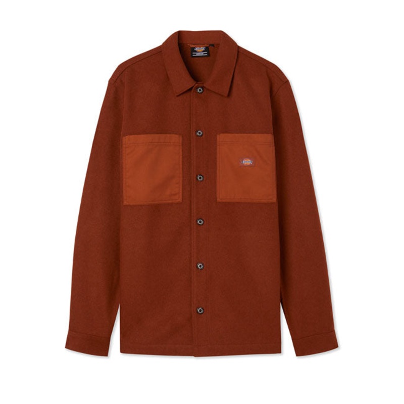 Dickies Union Springs Overshirt Gingerbread
