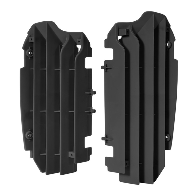 Polisport Radiator Louvers Kawasaki KX250F (’17-) – Black