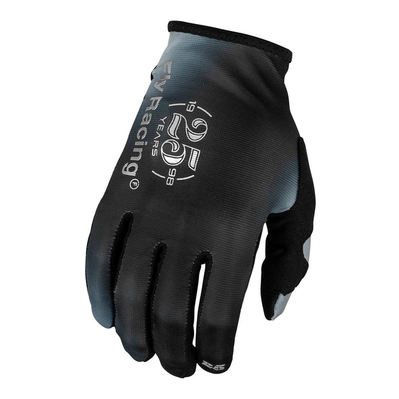 FLY Racing Lite S.E. Legacy Gloves – Light Grey / Black