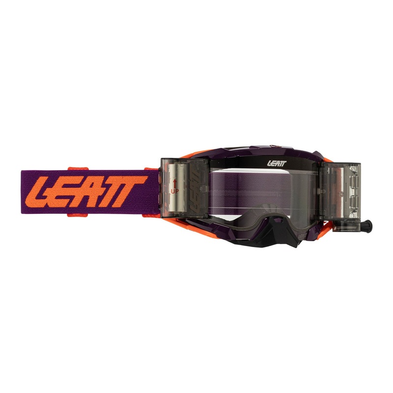 Leatt 5.5 Velocity Goggle Roll-off – Purple / Clear 83%