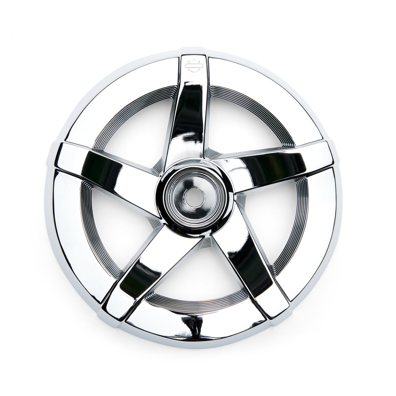 Harley Davidson 61301363 Screamin’ Eagle Extreme Center-Bolt Intake Cover Screaming AIRBOX,ROUND,CHROME