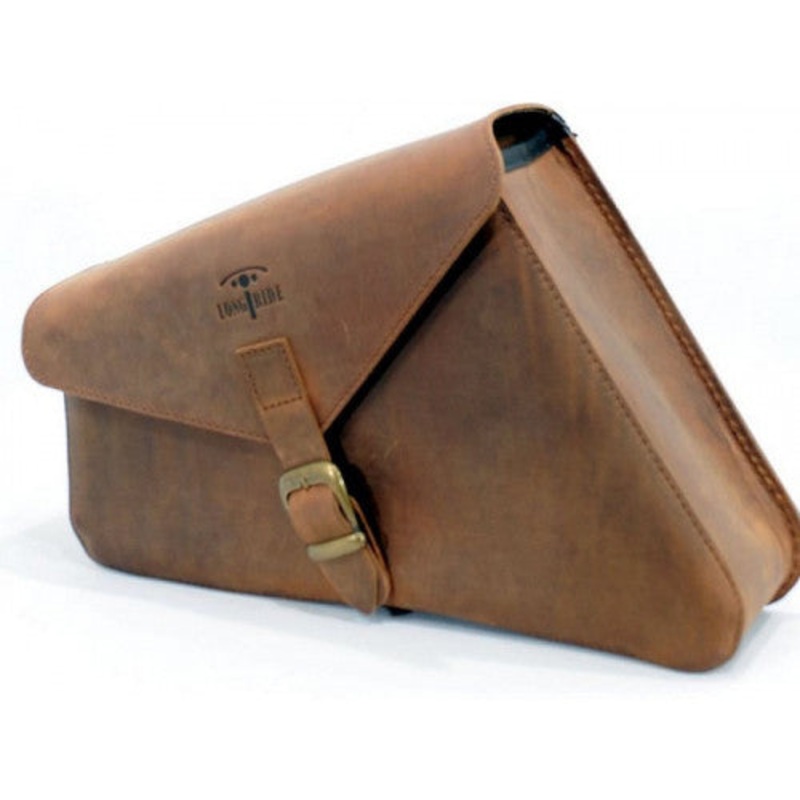 Longride Leather Swing Arm Bag Brown CUS282R – 5.8 Liters