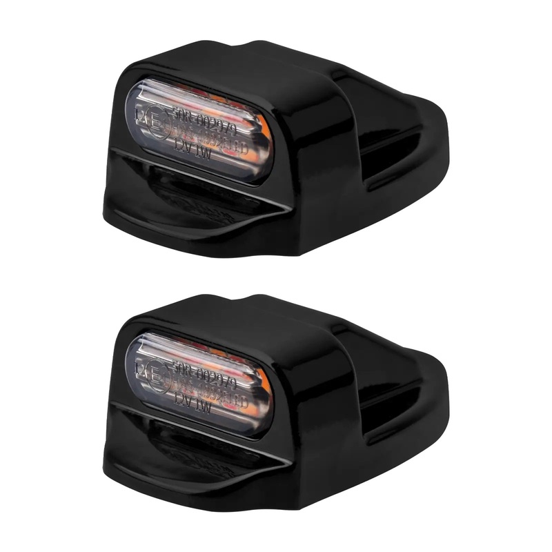 Rear LED Turn Signal Brake Indicator E-Mark For Harley Dyna Street Bob FXDB 00-17 Softail Fat Boy 00-25