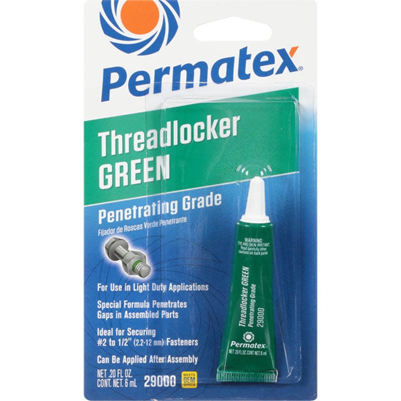 Permatex – Penetrating Grade Threadlocker Green 6ml