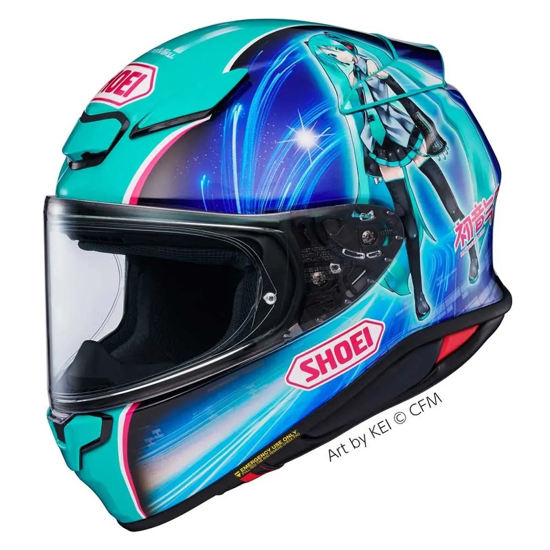 Shoei NXR2 Hatsune Miku TC4 Green