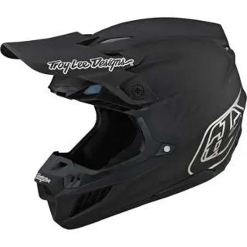Troy Lee Designs SE5 Carbon Stealth MX Black / Chrome