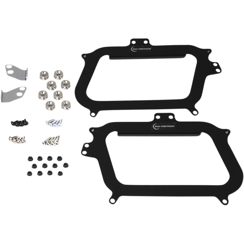 SW-Motech Givi 2 Pieces Side Luggage Carrier With Adapter Kit Black | Vendor No KFT.00.152.10700/B