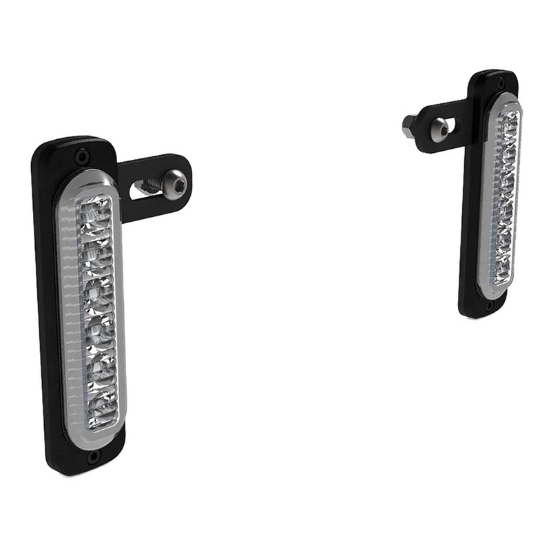 Denali DRL Amber Day Running Lights with Offset Mount Kit – Pair