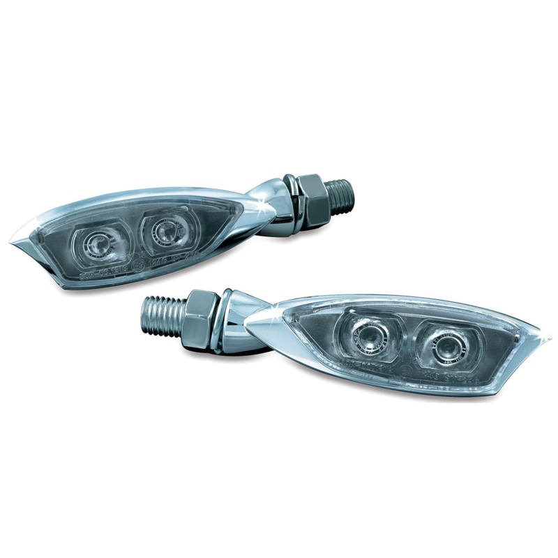 Kuryakyn 2505  KURYAKYN RAZOR EYES TURNSIGNALS Fits  models Harley Davidson