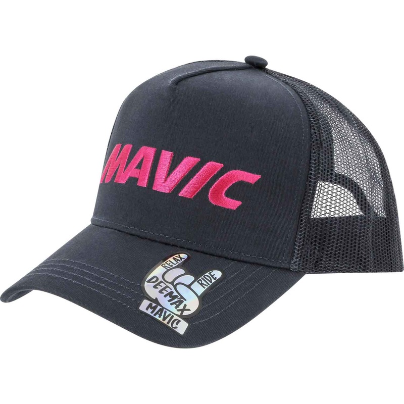 Mavic Trucker Cycle Cap Deep Blue / Pink