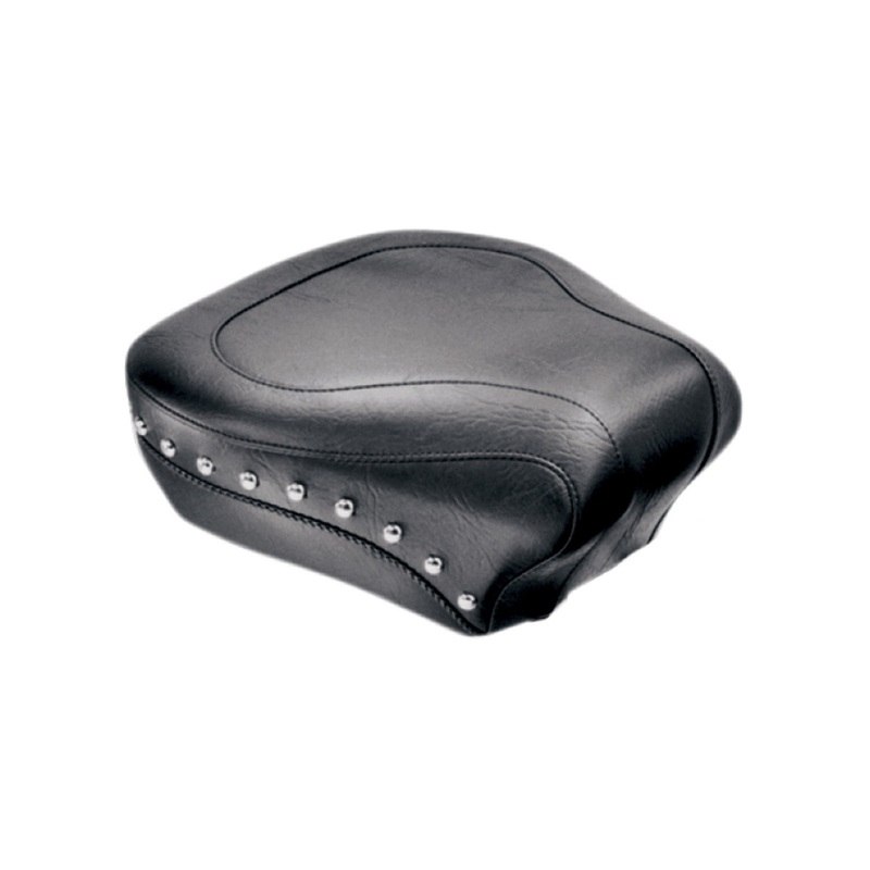 MUSTANG – Wide Rear Seat – Wide Rear Seat – Studded – Black – Softail ’84-’99