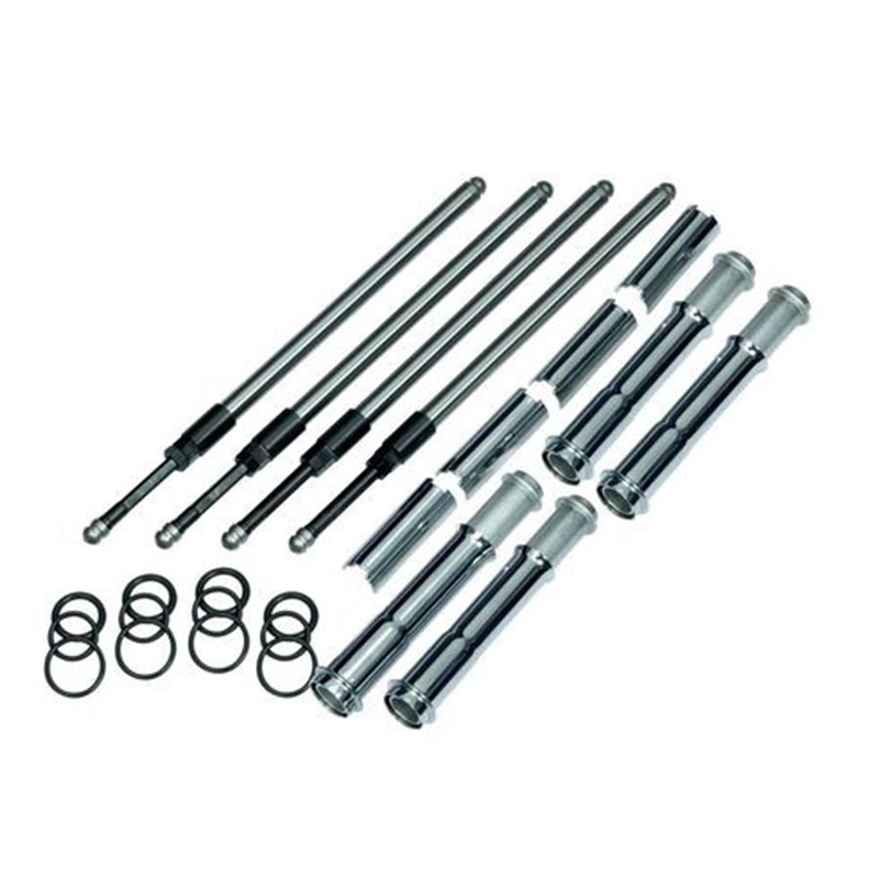 Quickee Adjustable Pushrods with Cover Keepers for 2017-Up M8 Models
