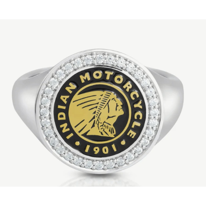 Roundel Headdress Gold & Bling Ring