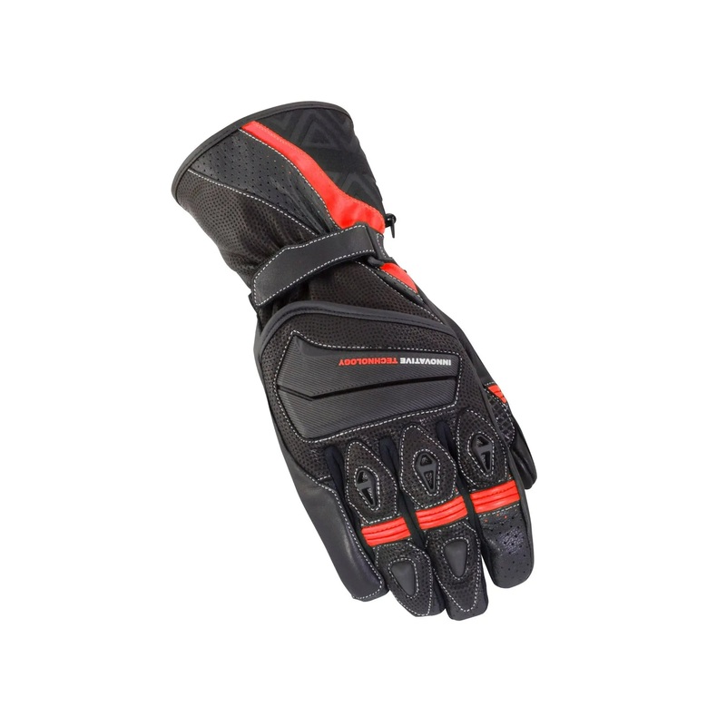 Bike It Spyder Summer Road Gloves Black / Red