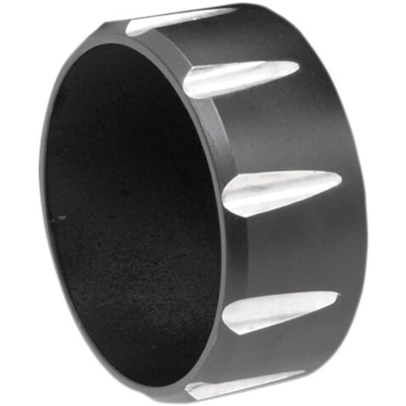 End Cap Straight Cut For 3″ Muffler, Contrast Flutes