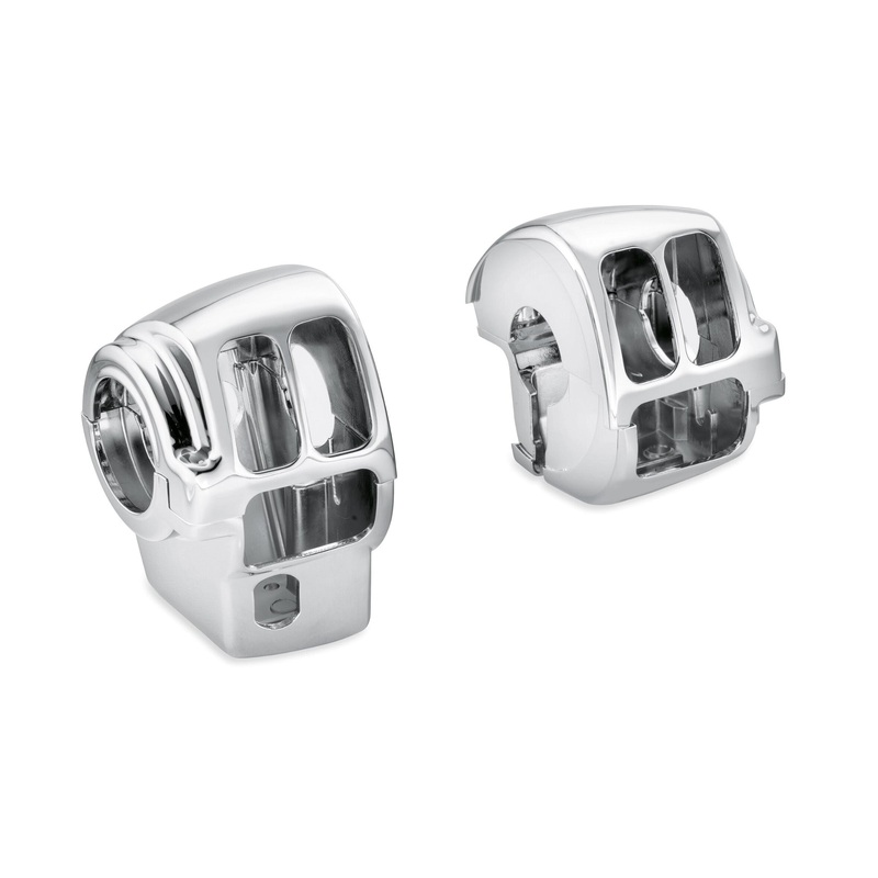 Harley Davidson 71500442 Chrome Switch Housing Kit HAND CONT,KIT SWITCH HOUSING C
