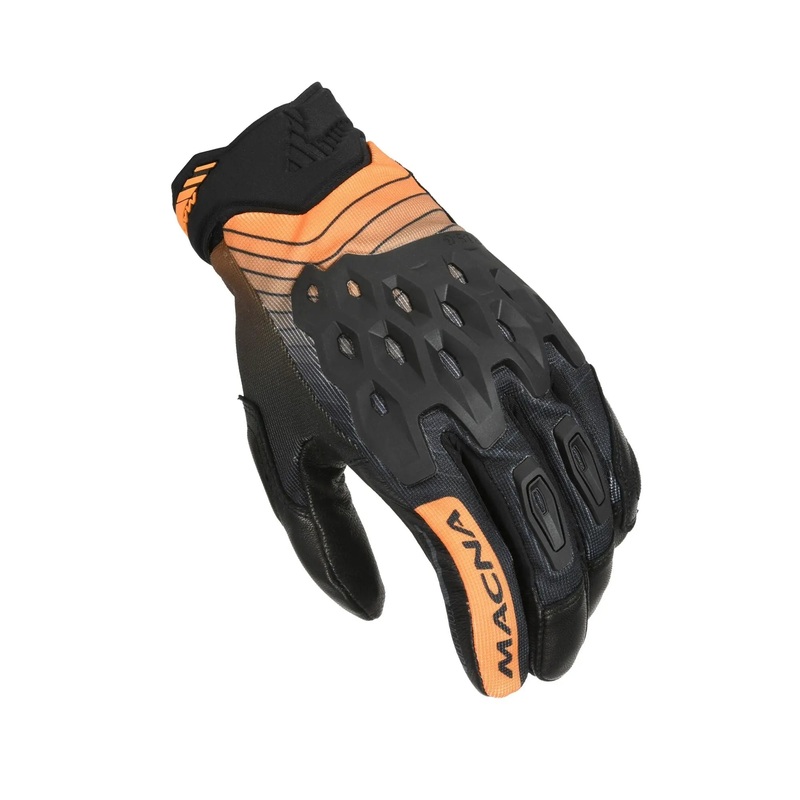 Macna Tanami Short Textile Gloves Black / Orange
