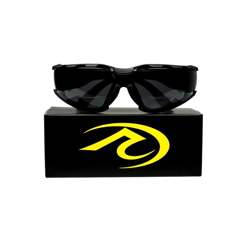 Bi-Focal Safety Motorcycle Glasses – Smoke Lens +1.5 RCD