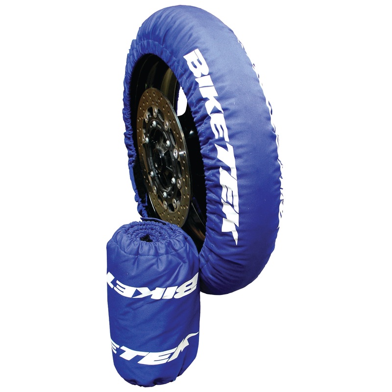 BikeTek Tyre Warmer Set for 120/70-17 (Front) and 180/55-17 (Rear) tyres with UK 3 Pin Plug