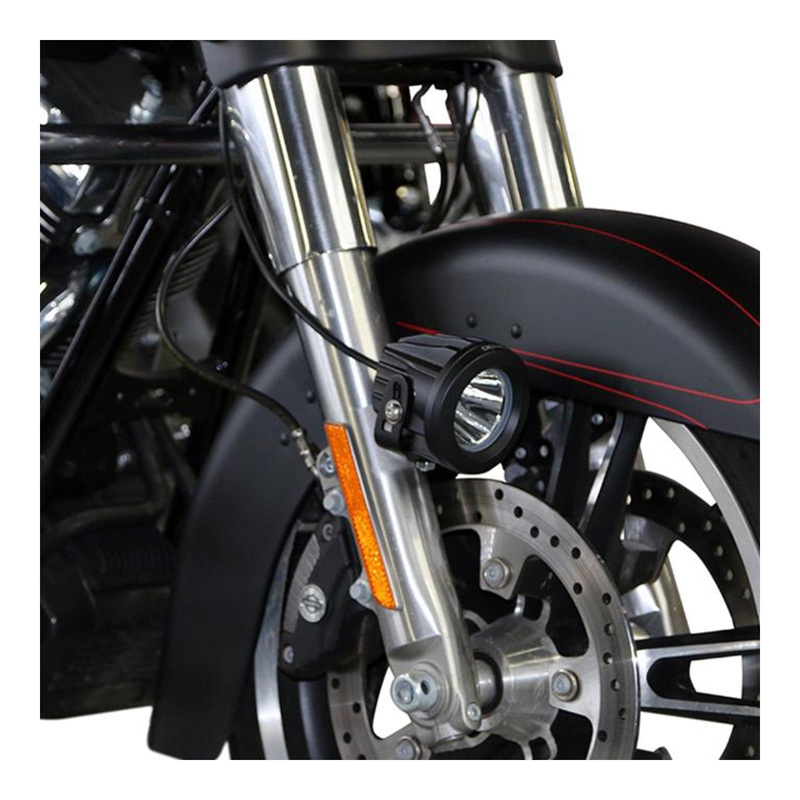 Denali Auxiliary Light Mount – Harley Sportster, Softail, Touring