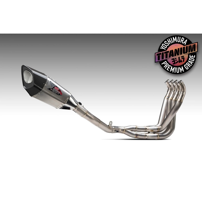 GSX-R1000/R 17-25 RACE R-11SQ TITANIUM FULL EXHAUST, W/ TITANIUM MUFFLER