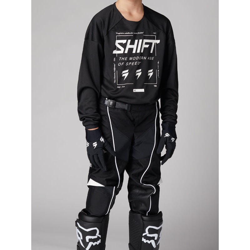 Shift MX – White Label Bliss Jersey, Rokr Pant Combo (Youth)