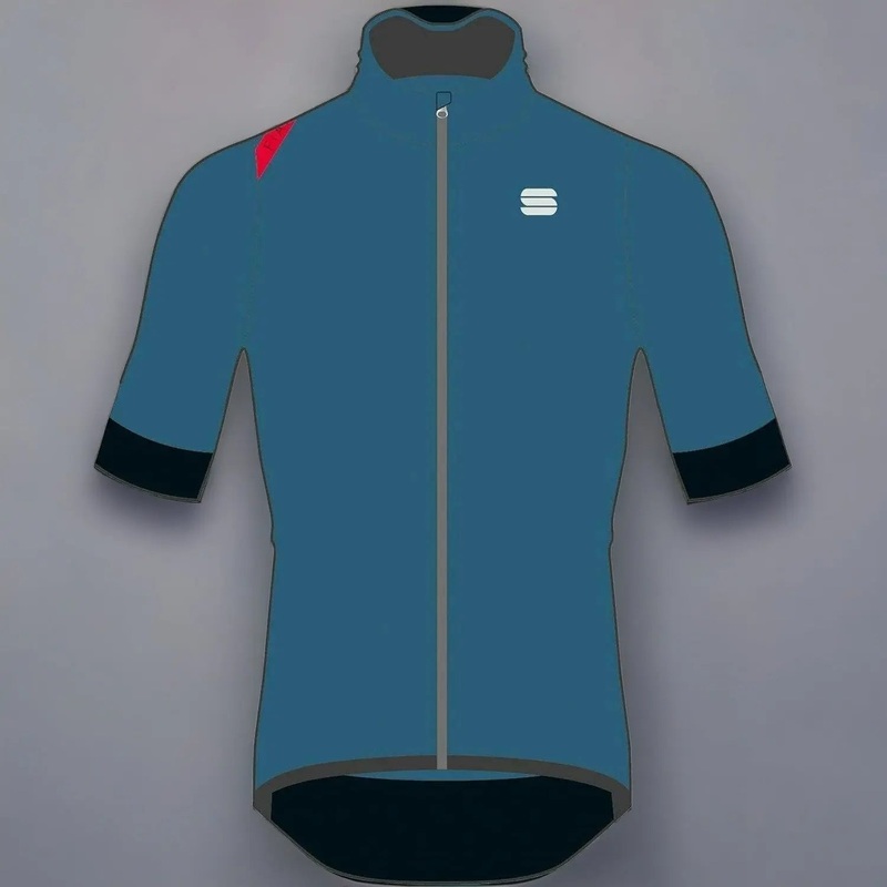 Sportful Fiandre Light NoRain Short Sleeves Jacket Sea Blue