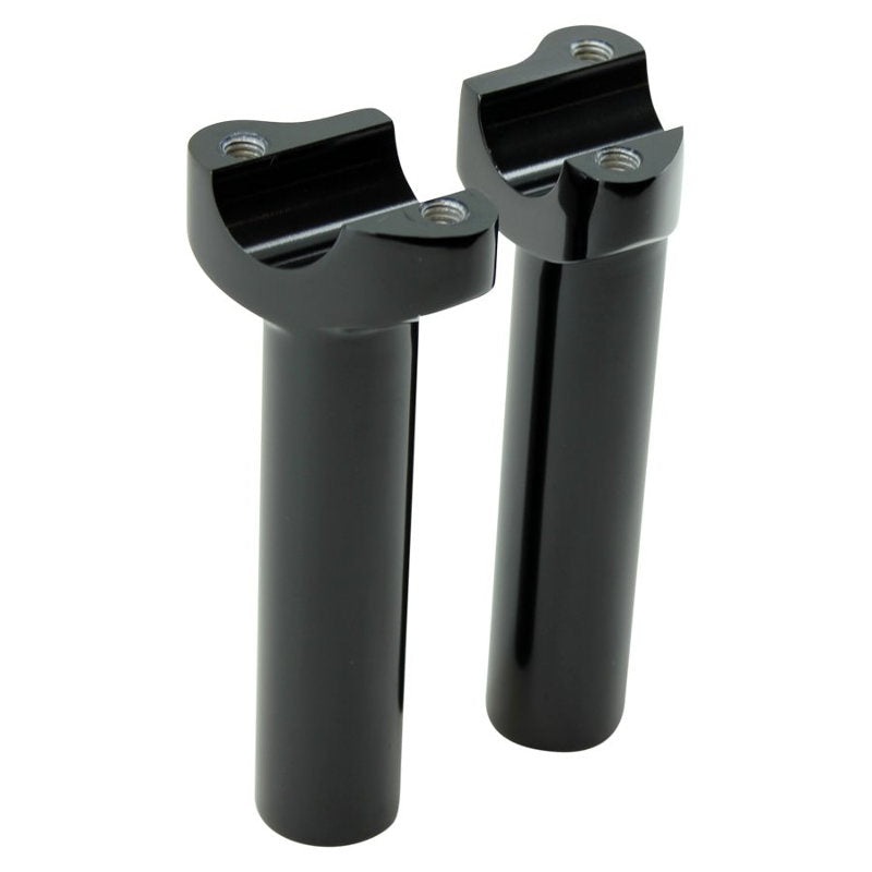5.5″ Black Forged Handlebar Risers for Harley