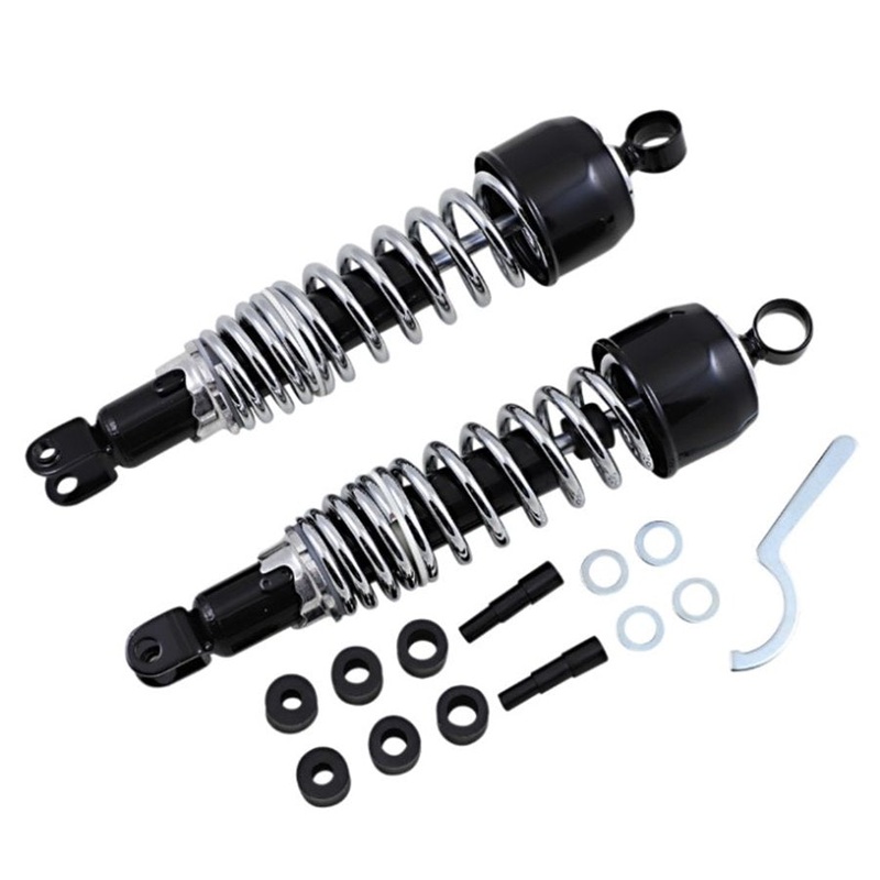 Classic Shocks – Black – Eye/Clevis – 13.4″ For Honda CB, VT and Yamaha XS Models