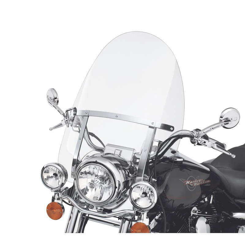 Harley-Davidson 57995-96A Road King H-D Detachables Windshield 22 in Clear