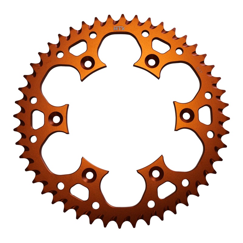 MTX 897 Zero Aluminium Rear Sprocket #520 – Orange (11A-KM1-ORG)