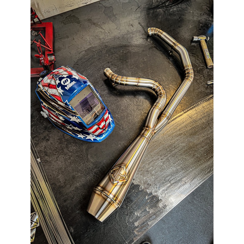 SP Concepts Works Edition Big Bore Exhaust Twin Cam Touring 96-16 (stainless)