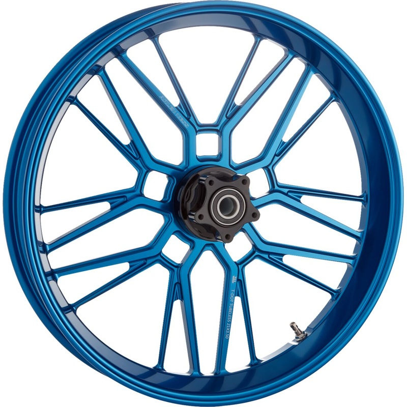 Split Spoke Forged Wheels, Blue – 21″ x 5.50″