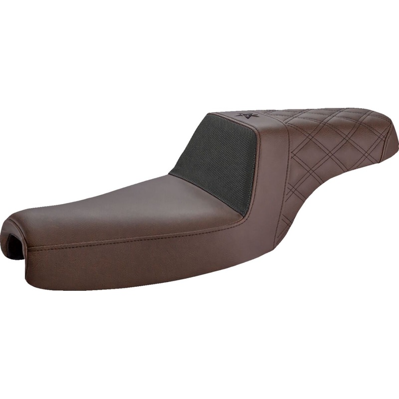 Unknown Industries Pro Series Performance Gripper Seat, Brown – 04-21 Sporster (15L Tank)