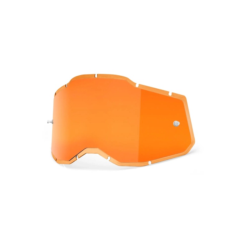 100% Racecraft 2 / Accuri 2 / Strata 2 Injected Replacement Lens Persimmon