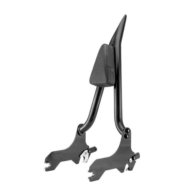 2018-2025 Harley Softail Slim Street Bob Gloss Black 24″ Passenger Sissy Bar Backrest