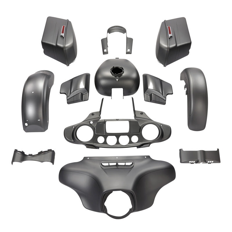 HR3 Charcoal Denim Complete Body Fairing Kit For Harley Street Glide Special FLHXS 14-23