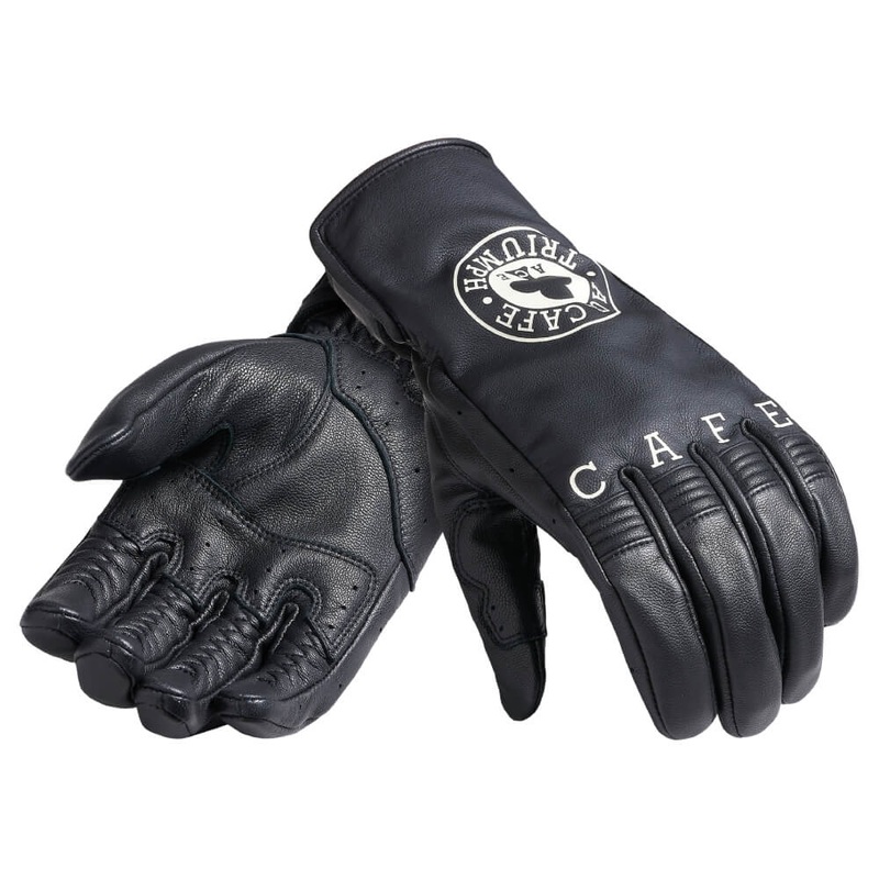 Ace Cafe Printed Leather Gloves