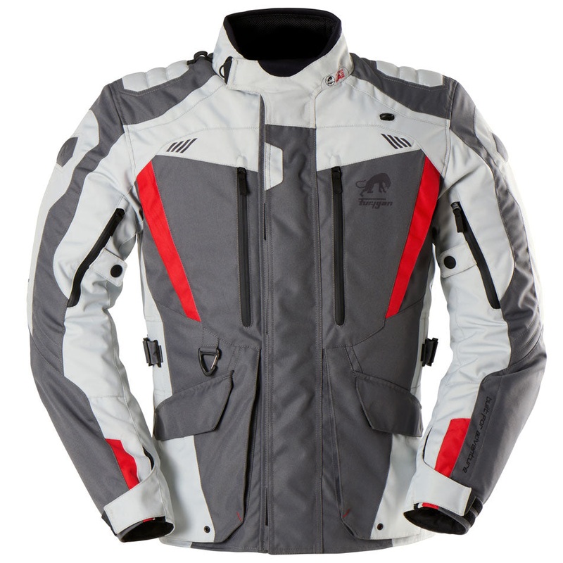 Furygan Apalaches Evo Textile Jacket Grey / Pearl / Red