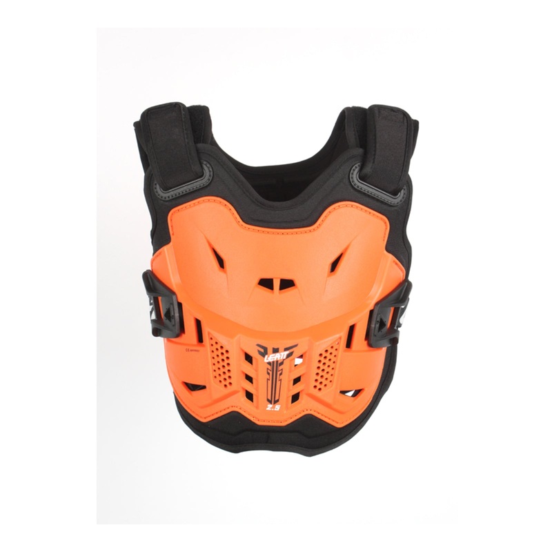 Leatt 2.5 Junior Chest Protector – Orange / Black (110-134cm)