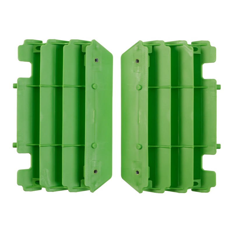 Polisport Radiator Louvers Kawasaki OEM – Green KX125/250