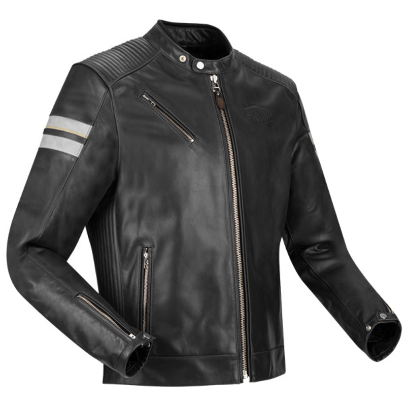 Segura Romeo Leather Jacket Black / White