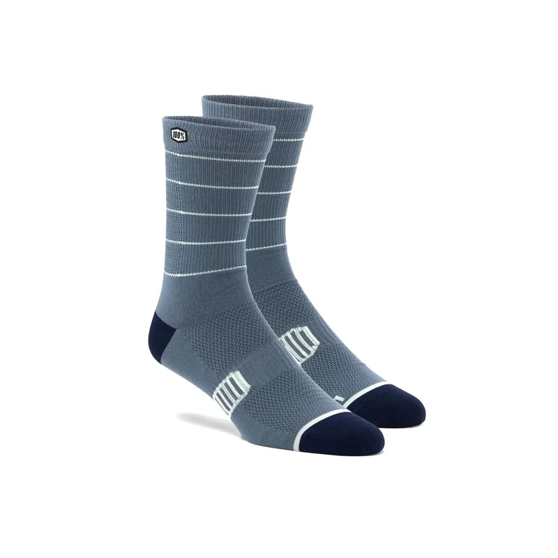 100% Advocate Performance Socks Slate / Navy