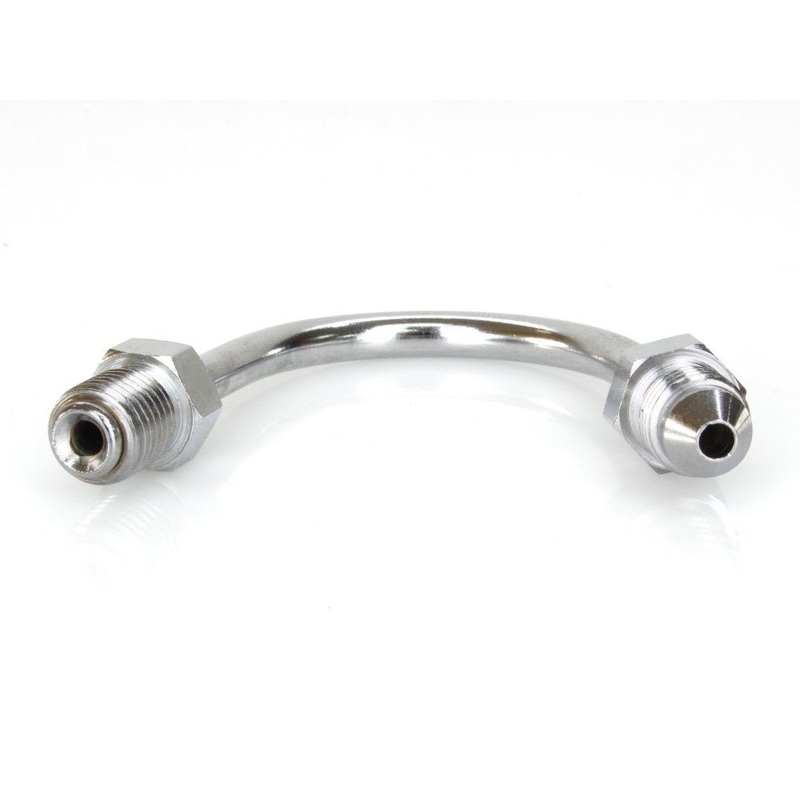 Adapter Fitting 3/8-24 Inverted Flare x 150 Degree Bend to AN3 Line
