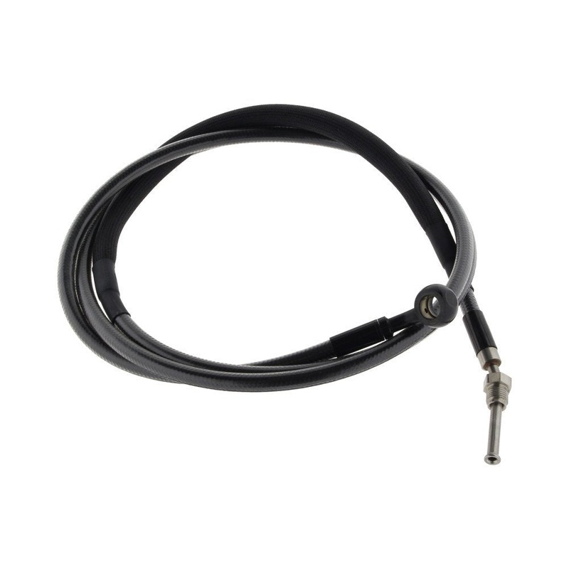 66in. Hydraulic Clutch Line with 10mm x 35 Degree Banjo – Black Pearl. Fits Touring & Softail 2013-2016 Models fitted with the Original H-D Hydraulic Clutch.