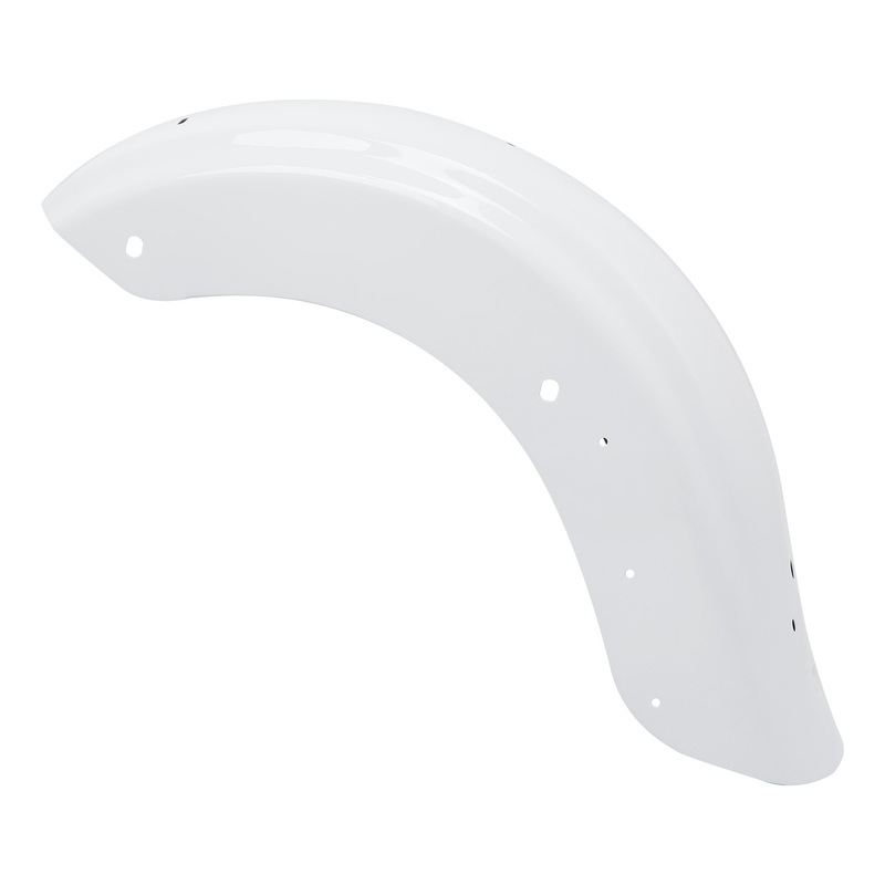 HR3 Stone Washed White Pearl Motorcycle Mudguard CVO STYLE REAR FENDER FOR Harley Touring 2014-2023