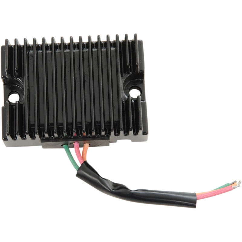 Regulator – 65-69 Big Twin, 65-77 Ironhead – 12 Volt – Black