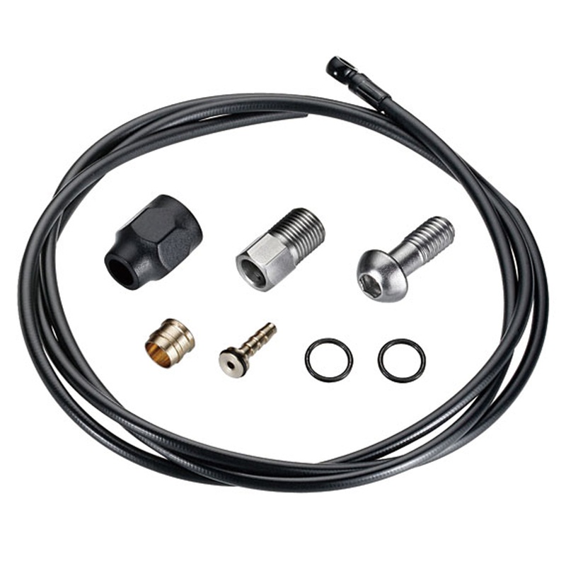 TRP Disc Brake Banjo Hose Kit – 2000 x 5.0mm – Black